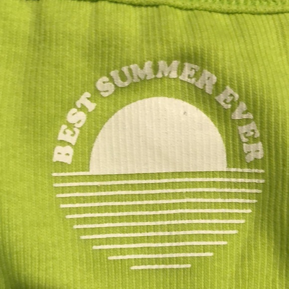 NWT neon trend chartreuse tank top - Picture 6 of 12
